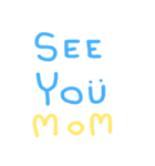 yellow mom（個別スタンプ：5）
