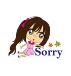 sweet-little girl（個別スタンプ：8）