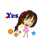 sweet-little girl（個別スタンプ：9）