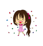 sweet-little girl（個別スタンプ：34）