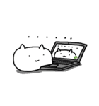 もちネコ。（個別スタンプ：3）