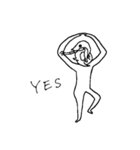 ミジンコ人間（個別スタンプ：9）