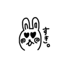 Rabbit daily talk（個別スタンプ：3）