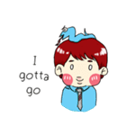 Boss BB very cute (English)（個別スタンプ：3）