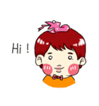 Boss BB very cute (English)（個別スタンプ：5）