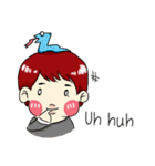 Boss BB very cute (English)（個別スタンプ：6）