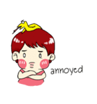 Boss BB very cute (English)（個別スタンプ：10）