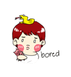 Boss BB very cute (English)（個別スタンプ：15）