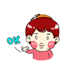 Boss BB very cute (English)（個別スタンプ：23）