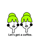 Yellow-green twins（個別スタンプ：4）
