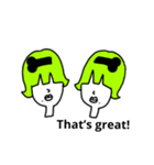 Yellow-green twins（個別スタンプ：16）