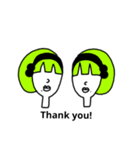 Yellow-green twins（個別スタンプ：23）
