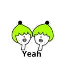 Yellow-green twins（個別スタンプ：37）