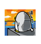 negative penguin（個別スタンプ：33）