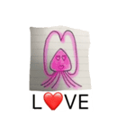 完全手描きの火星人（個別スタンプ：5）