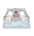 Fluffy cut cat（個別スタンプ：9）