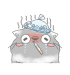 Fluffy cut cat（個別スタンプ：35）