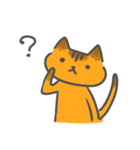 オレンジ猫の日常（個別スタンプ：1）