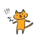 オレンジ猫の日常（個別スタンプ：3）
