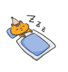オレンジ猫の日常（個別スタンプ：8）