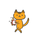オレンジ猫の日常（個別スタンプ：9）
