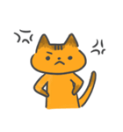 オレンジ猫の日常（個別スタンプ：21）