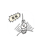 非リアうさぎの心の声スタンプ（個別スタンプ：6）