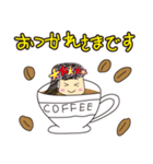 お絵かき風ハワイちゃん（個別スタンプ：8）