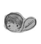 Draw with a pencil（個別スタンプ：4）