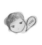 Draw with a pencil（個別スタンプ：6）
