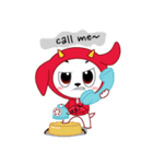 A charming dog bibi（個別スタンプ：19）