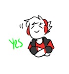 guy with headphone（個別スタンプ：3）