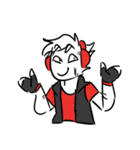 guy with headphone（個別スタンプ：15）