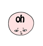 英単語 フェイス（個別スタンプ：3）