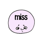 英単語 フェイス（個別スタンプ：15）