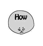 英単語 フェイス（個別スタンプ：27）