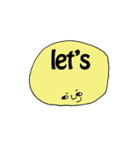 英単語 フェイス（個別スタンプ：35）