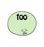 英単語 フェイス（個別スタンプ：39）
