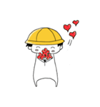 Little Yellow Hat PP zyan（個別スタンプ：3）