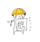 Little Yellow Hat PP zyan（個別スタンプ：17）