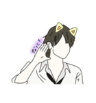 猫人間…（個別スタンプ：2）