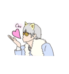 猫人間…（個別スタンプ：7）