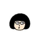 おかっぱメガネ子さん（個別スタンプ：19）