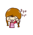 Little Pigtail Girl（個別スタンプ：2）