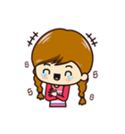 Little Pigtail Girl（個別スタンプ：14）