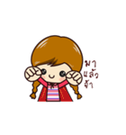 Little Pigtail Girl（個別スタンプ：17）