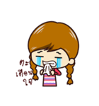 Little Pigtail Girl（個別スタンプ：22）