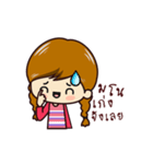 Little Pigtail Girl（個別スタンプ：25）