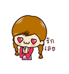 Little Pigtail Girl（個別スタンプ：31）