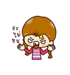 Little Pigtail Girl（個別スタンプ：32）